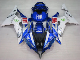 Blue White FIAT - YZF-R6 08-16 Fairing Kit Vehicles & Parts > Vehicle Parts & Accessories > Motor Vehicle Parts > Motor