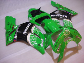 Kit de carénage FUCHS vert noir - NINJA ZX-6R 03-04