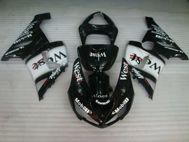 Kit de carénage Black and White West - NINJA ZX-6R 05-06