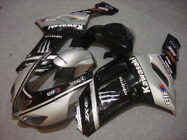Kit de carénage Monster Silver and Black - NINJA ZX-6R 07-08