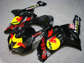 Kit de carénage Black Red Bull - NINJA ZX-6R 07-08