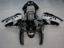 Kit de carénage Black and White West - NINJA ZX-9R 00-01