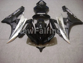 Silver and Black Matte Black Factory Style - YZF-R6 06-07 Fairing Kit Vehicles & Parts > Vehicle Parts & Accessories >