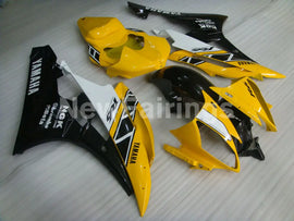 Yellow White and Black Factory Style - YZF-R6 06-07 Fairing Kit Vehicles & Parts > Vehicle Parts & Accessories > Motor