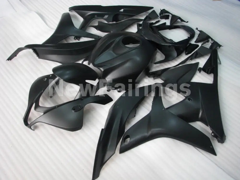 All Matte Black No decals - CBR600RR 07-08 Fairing Kit