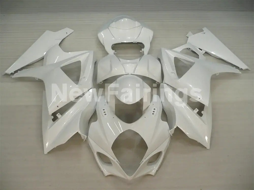 All White No decals - GSX - R1000 07 - 08 Fairing Kit