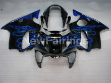 Charger l&#39;image dans la galerie, Black and Blue Flame - CBR600 F4 99-00 Fairing Kit -
