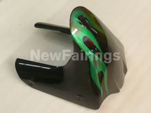 Charger l&#39;image dans la galerie, Black and Green Flame - YZF600R Thundercat 96-07 Fairing Kit Vehicles &amp; Parts &gt; Vehicle Parts &amp; Accessories &gt; Motor
