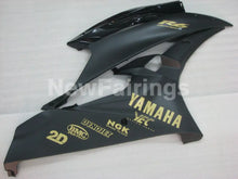 Charger l&#39;image dans la galerie, Black and Matte Black with Gold Stickers Factory Style - YZF-R6 06-07 Fairing Kit Vehicles &amp; Parts &gt; Vehicle Parts &amp;