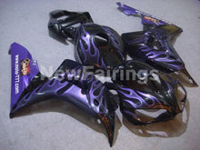 Charger l&#39;image dans la galerie, Black and Purple Flame - CBR1000RR 06-07 Fairing Kit -