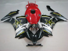 Charger l&#39;image dans la galerie, Black and Red ROCKSTAR - CBR1000RR 12-16 Fairing Kit -