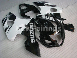 Black and White Factory Style - GSX-R600 04-05 Fairing Kit