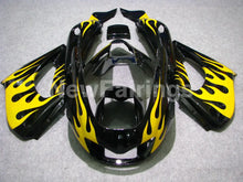 Charger l&#39;image dans la galerie, Black and Yellow Flame - YZF1000R Thunderace 96-05 Fairing Kit Vehicles &amp; Parts &gt; Vehicle Parts &amp; Accessories &gt; Motor