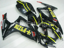 Charger l&#39;image dans la galerie, Black and Yellow Rizla - GSX-R600 06-07 Fairing Kit