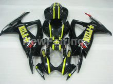 Charger l&#39;image dans la galerie, Black and Yellow Rizla - GSX-R600 06-07 Fairing Kit