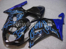 Charger l'image dans la galerie, Black and Blue Flame - GSX-R600 01-03 Fairing Kit
