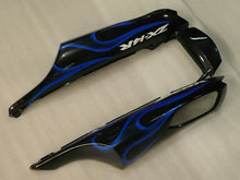 Charger l&#39;image dans la galerie, Black and Blue Flame - NINJA ZX-14R 06-11 Fairing Kit