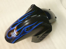 Charger l&#39;image dans la galerie, Black and Blue Flame - NINJA ZX-14R 06-11 Fairing Kit