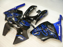 Charger l'image dans la galerie, Black and Blue Flame - NINJA ZX-9R 94-97 Fairing Kit