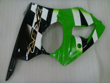 Charger l'image dans la galerie, Black Green Factory Style - NINJA ZX-6R 00-02 Fairing Kit