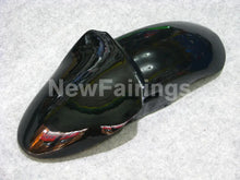 Charger l&#39;image dans la galerie, Black and Green Flame NINJA ZX 6R 00 02 Fairing Kit