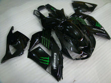 Charger l&#39;image dans la galerie, Black and Green Monster - NINJA ZX-14R 06-11 Fairing Kit