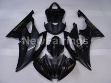 Charger l'image dans la galerie, Black and Matte Black with Golden Stickers Factory Style - YZF-R6 08-16 Fairing Kit Vehicles &amp; Parts > Vehicle Parts &amp;