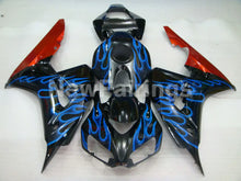 Charger l'image dans la galerie, Black Orange and Blue Flame - CBR1000RR 06-07 Fairing Kit