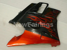 Charger l&#39;image dans la galerie, Black and Orange Flame - CBR600 F2 91-94 Fairing Kit -