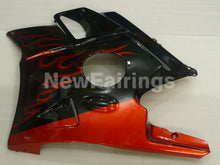 Charger l&#39;image dans la galerie, Black and Orange Flame - CBR600 F2 91-94 Fairing Kit -