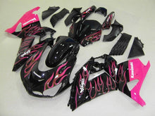 Charger l&#39;image dans la galerie, Black and Pink Flame - NINJA ZX-14R 06-11 Fairing Kit