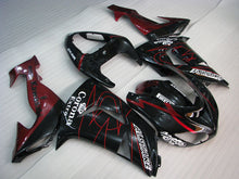 Charger l'image dans le visualiseur de la galerie, Black and Red Corona - NINJA ZX-10R 06-07 Fairing Kit
