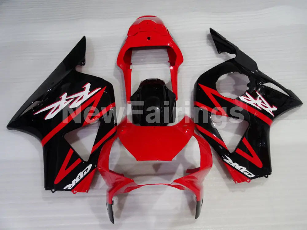 Black and Red Factory Style - CBR 954 RR 02-03 Fairing Kit