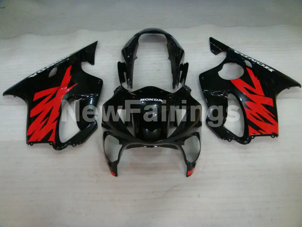 Black and Red Factory Style - CBR600 F4 99-00 Fairing Kit