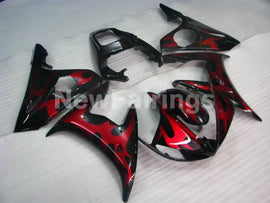 Black Red Factory Style - YZF-R6 03-04 Fairing Kit Vehicles & Parts > Vehicle Parts & Accessories > Motor Vehicle Parts