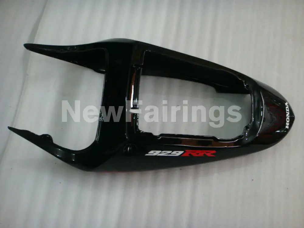Black and Red Flame - CBR 929 RR 00-01 Fairing Kit