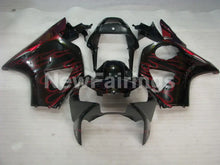 Charger l'image dans la galerie, Black and Red Flame - CBR 954 RR 02-03 Fairing Kit -