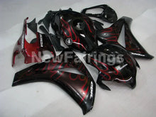 Charger l'image dans le visualiseur de la galerie, Black and Red Flame - CBR1000RR 08-11 Fairing Kit