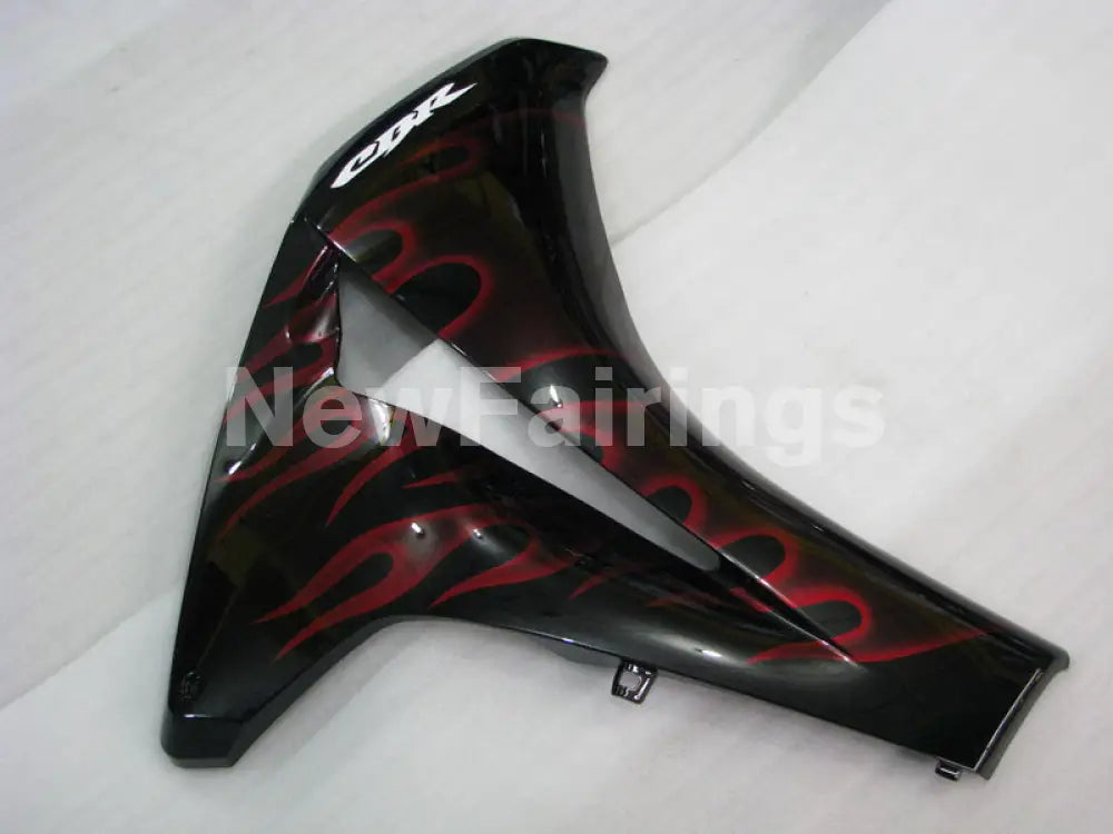 Black and Red Flame - CBR1000RR 08-11 Fairing Kit