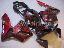 Charger l'image dans la galerie, Black and Red Flame - CBR600RR 03-04 Fairing Kit - Vehicles