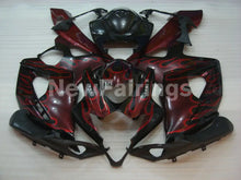 Charger l'image dans le visualiseur de la galerie, Black and Red Flame - GSX-R1000 05-06 Fairing Kit