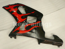 Charger l'image dans la galerie, Black and Red Flame - GSX-R600 01-03 Fairing Kit - Vehicles