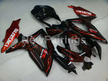 Charger l'image dans le visualiseur de la galerie, Black and Red Flame - GSX-R750 08-10 Fairing Kit