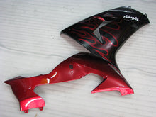 Charger l'image dans le visualiseur de la galerie, Black Red Flame - NINJA ZX-10R 06-07 Fairing Kit