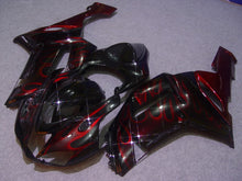 Charger l'image dans la galerie, Black Red Flame - NINJA ZX-6R 07-08 Fairing Kit - Vehicles