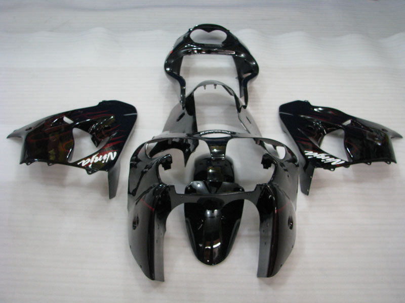 Black Red Flame - NINJA ZX-9R 00-01 Fairing Kit - Vehicles