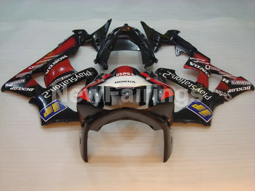 Black and Red Play Station - CBR 929 RR 00-01 Fairing Kit