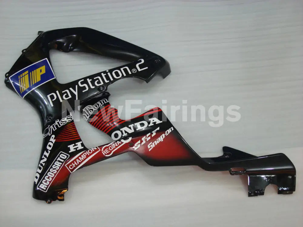 Black and Red Play Station - CBR 929 RR 00-01 Fairing Kit