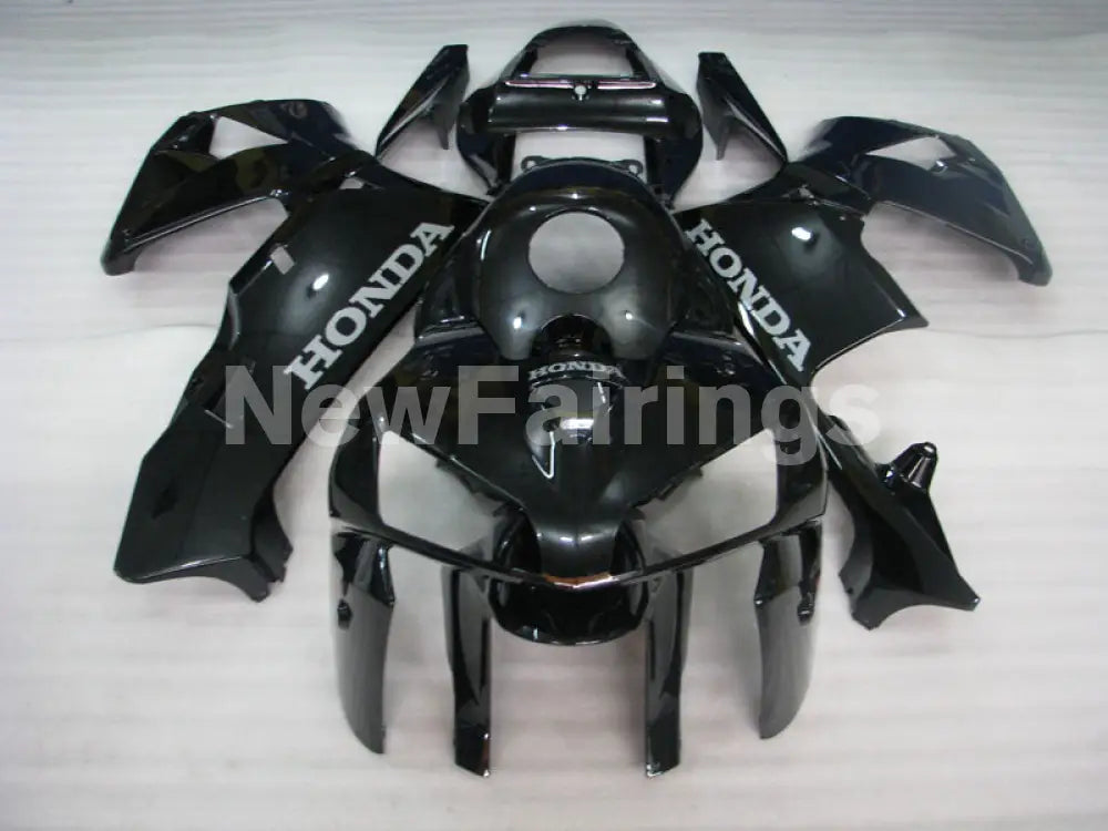 Black with Silver Decals Factory Style - CBR600RR 05-06 Fairing Kit