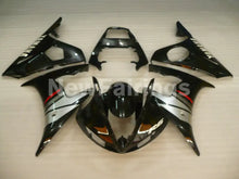 Charger l&#39;image dans la galerie, Black and Silver Factory Style - YZF-R6 03-04 Fairing Kit Vehicles &amp; Parts &gt; Vehicle Parts &amp; Accessories &gt; Motor